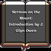 Sermon on the Mount: Introduction