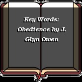 Key Words: Obedience