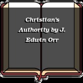 Christian's Authority