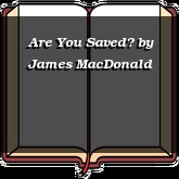 Are You Saved?