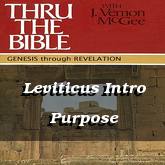 Leviticus Intro Purpose