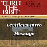 Leviticus Intro Message
