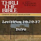 Leviticus 19.19-37 Intro