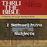 1 Samuel Intro Subjects