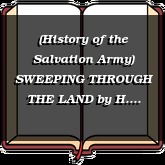 (History of the Salvation Army) SWEEPING THROUGH THE LAND