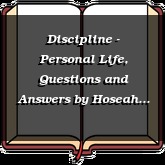 Discipline - Personal Life, Questions and Answers