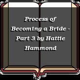 Process of Becoming a Bride - Part 3