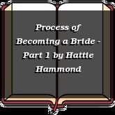 Process of Becoming a Bride - Part 1