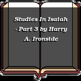 Studies In Isaiah - Part 3