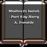 Studies In Isaiah - Part 9