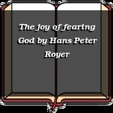 The joy of fearing God