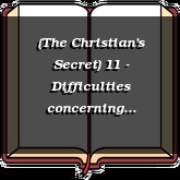 (The Christian's Secret) 11 - Difficulties concerning Failures