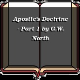 Apostle's Doctrine - Part 1