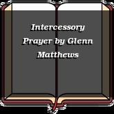 Intercessory Prayer