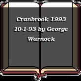 Cranbrook 1993 10-1-93