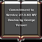 Commitment to Service 27.3.83 MV Doulos