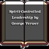 Spirit-Controlled Leadership