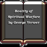 Reality of Spiritual Warfare