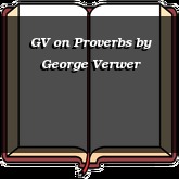 GV on Proverbs