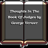 Thoughts In The Book Of Judges