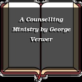 A Counselling Ministry