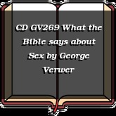 CD GV269 What the Bible says about Sex