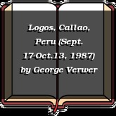 Logos, Callao, Peru (Sept. 17-Oct.13, 1987)