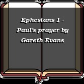 Ephesians 1 - Paul's prayer