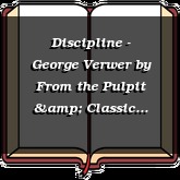 Discipline - George Verwer