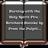 Burning with the Holy Spirit Fire - Reinhard Bonnke