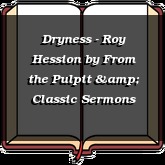 Dryness - Roy Hession