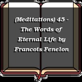 (Meditations) 45 - The Words of Eternal Life