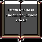 Death Of Life In The Mind