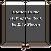 Hidden in the cleft of the Rock