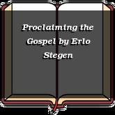 Proclaiming the Gospel
