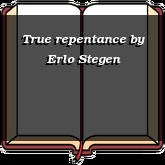 True repentance