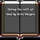 Doing the will of God
