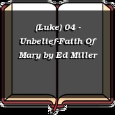 (Luke) 04 - Unbelief-Faith Of Mary