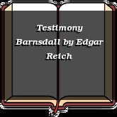 Testimony Barnsdall