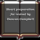 Heart preparation for revival