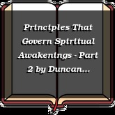 Principles That Govern Spiritual Awakenings - Part 2