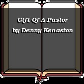 Gift Of A Pastor