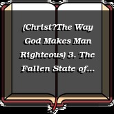 (ChristThe Way God Makes Man Righteous) 3. The Fallen State of Man