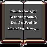 (Guidelines for Winning Souls) Lead a Soul to Christ