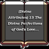 (Divine Attributes) 13 The Divine Perfections of God's Love (Part 2)