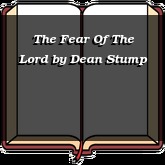 The Fear Of The Lord