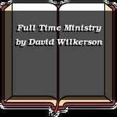 Full Time Ministry