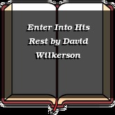 Enter Into His Rest