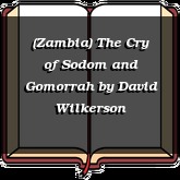 (Zambia) The Cry of Sodom and Gomorrah