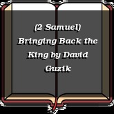(2 Samuel) Bringing Back the King